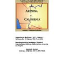 State of Arizona, complainant vs. State of California, Palo Verde Irrigation District, Imperial Irrigation District, Coachella Valley County Water District, Metropolitan Water District of Southern California, City of Los Angeles, California, City of San D