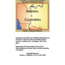 State of Arizona, complainant, vs. State of California ... [et al.] defendants, United States of America, intervener, State of Nevada, intervener