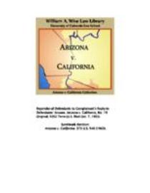 State of Arizona v. State of California, et al.