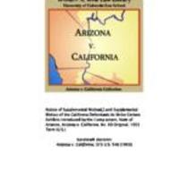 In the Supreme Court of the United States, October term, 1955, no. 10 original : State of Arizona, complainant, vs. State of California, Palo Verde Irrigation District, Imperial Irrigation District, Coachella Valley County Water District, the Metropolitan