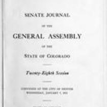 Senate Journal of the General Assembly of the State of Colorado
