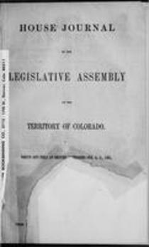 House Journal of the Legislative Assembly of the Territory of Colorado