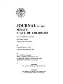 Journal of the Senate State of Colorado