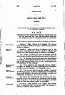 Concerning the Emergency Retail Sales Tax Act of 1935, and the Use Tax, and to Amend Chapter 230, Session Laws of Colorado, 1937, as Amended.
