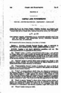  Concerning Checks, Amending 40-14-20, Colorado Revised Statutes 1968, as Amended, and Repealing 40-14-10, Colorado Revised Statutes 1963, as Amended. 