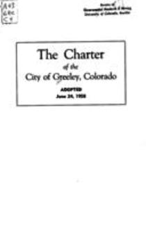 The Charter of the City of Greeley, Colorado