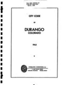 City Code of Durango Colorado