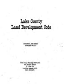 Lake County Land Development Code