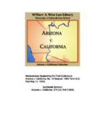 State of Arizona, complainant v. State of California ... [et al.], defendants